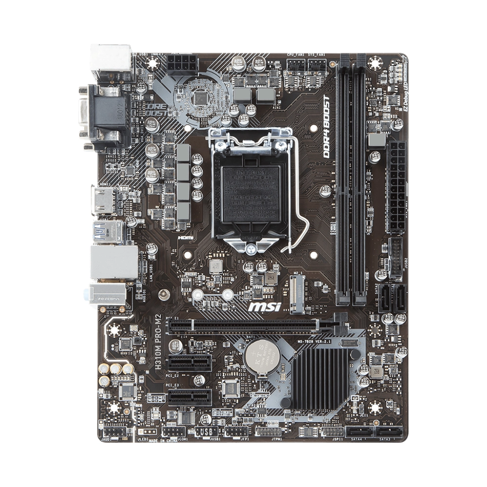MSI Motherboard DDR4 For Intel 9th | 8th GEN (H310M PRO-M2) view 2